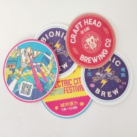 custom printed full colour Beer Coasters