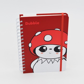 Factory price custom printing exercise notebook with wire-o binding