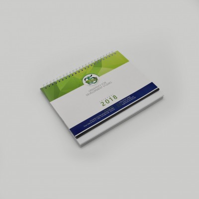 OEM wire-O binding promotional desk calendar