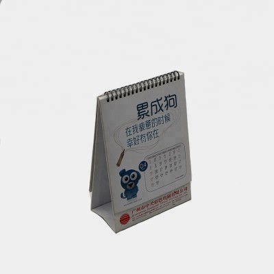 Wholesale Cheap Custom A3 Promotion Scroll Photo desk calendar printing