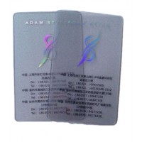 Factory price clear transparent plastic business pvc card for business promotion